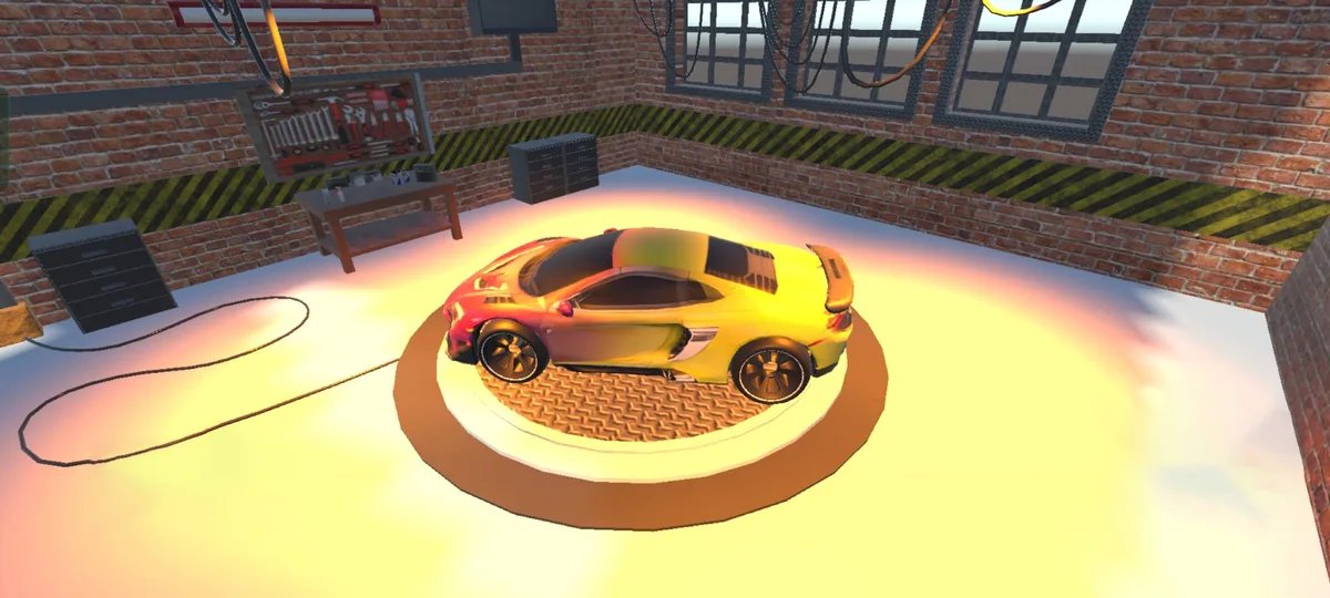 QRace Legends app — circuit race gameplay